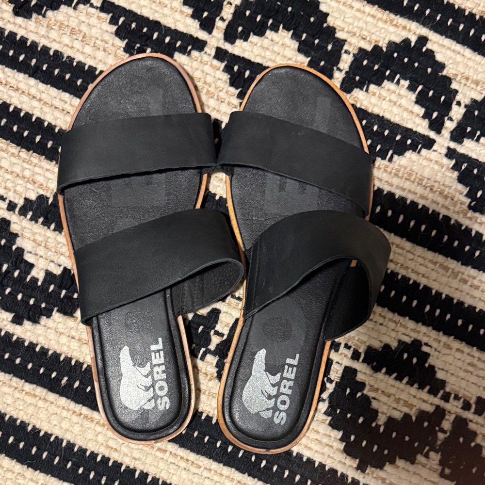 Sorel Women's casual Black Sandals